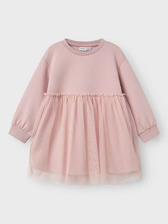 Name It Kersti Sweat Dress Unbrushed Burnished Lilac