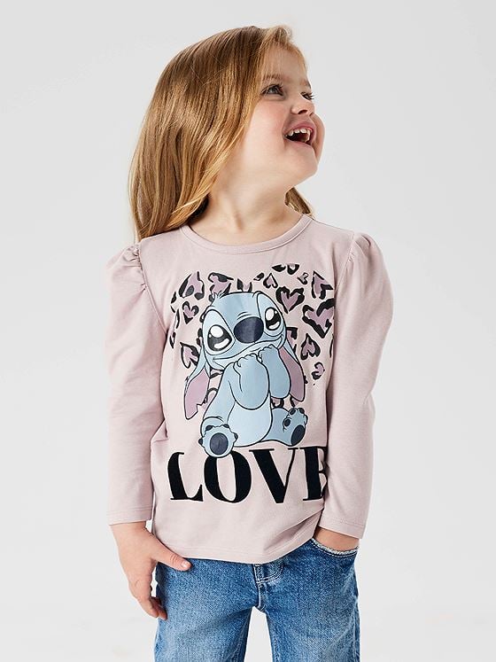 Name It Jamin Stitch Long Skeeve Top Box Rosa