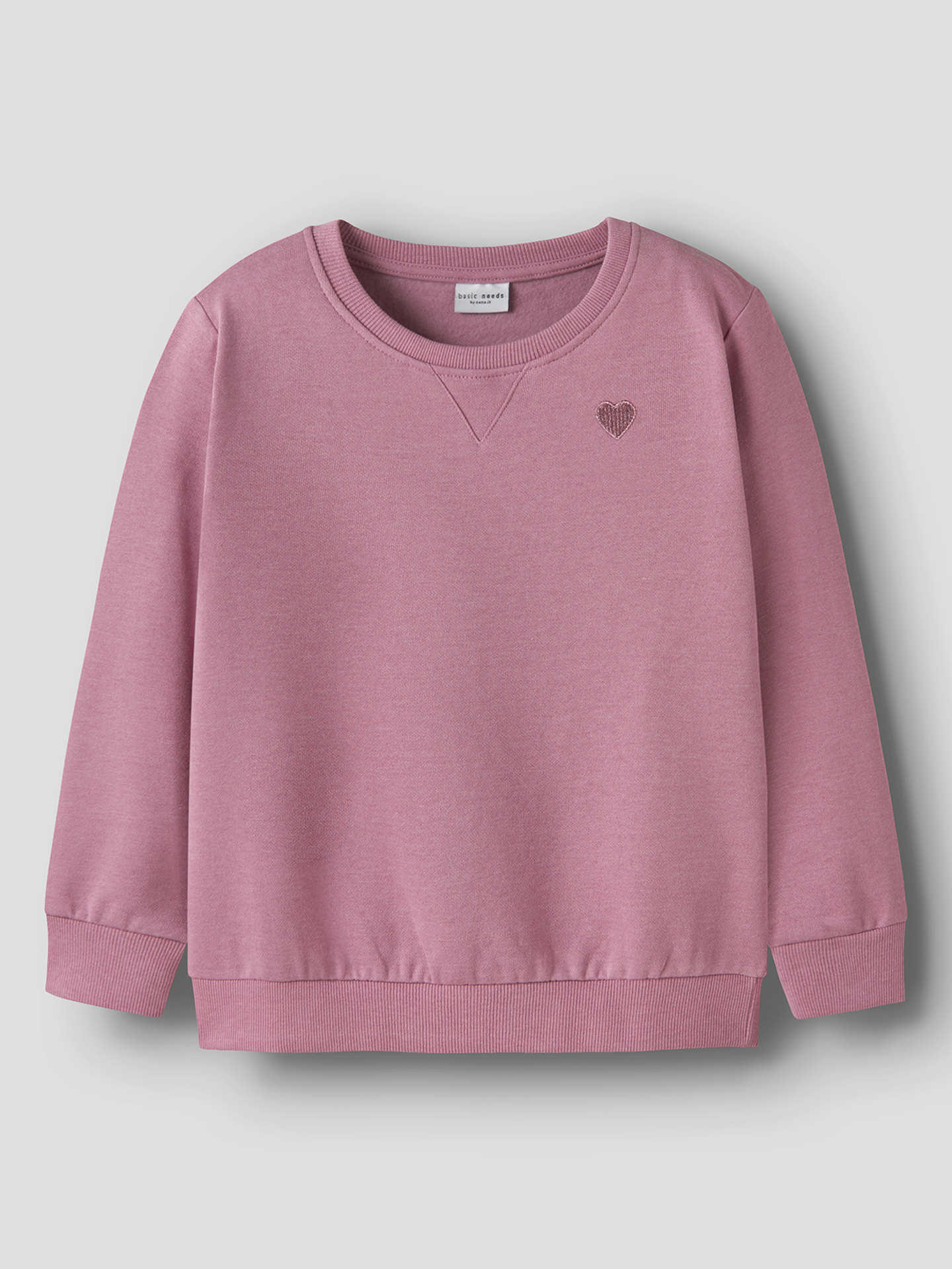 Name It Vima Long Sleeve Sweat Brushed Mauve Orchid