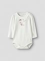 Name It Lotus Long Sleeve Body Box Cloud Dancer