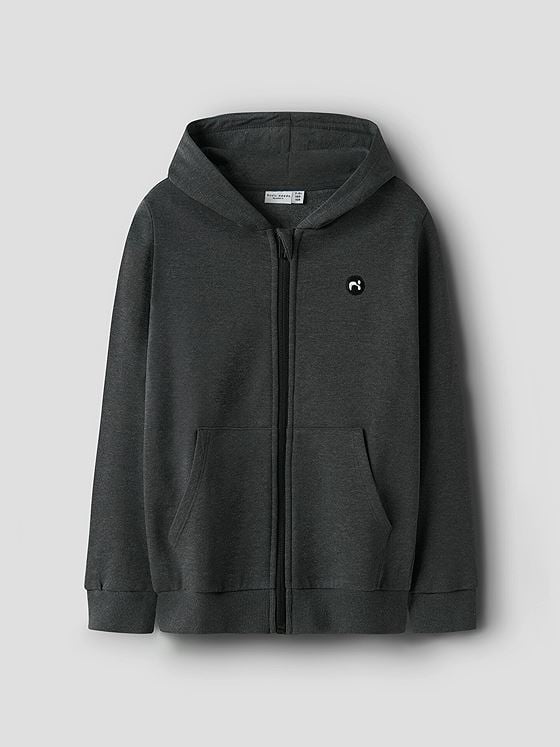 Name It Vimo Long Sleeve Sweat Card Brushed Dark Grey Melange