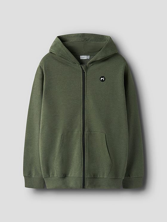 Name It Vimo Long Sleeve Sweat Card Brushed Rifle Green