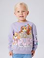 Name It Jara Paw Sweat Brushed Lavender Gray