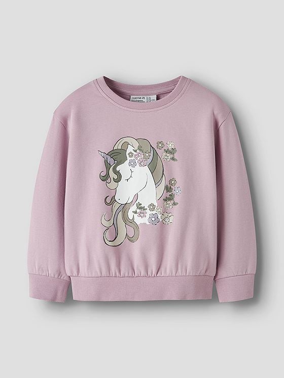 Name It Tulineas Long Sleeve Sweat Brushed Dawn Pink