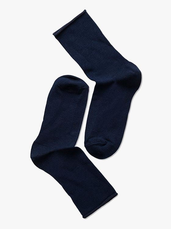 Note Woman Bamboo Roll Top Blå