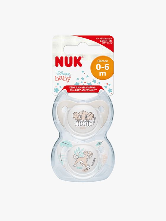 NUK Trendline smokk LionKingi 0-6m Flerfarget