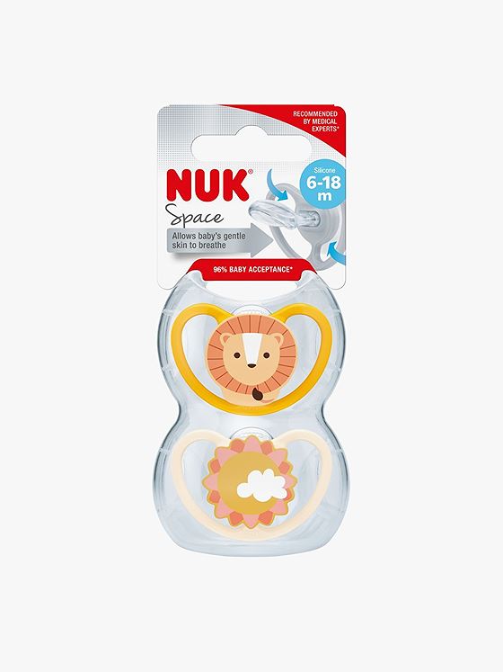 NUK Space Smokk Løve 6-18m Flerfarget