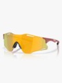 Oakley Cybr Zero Brilleglass: Prizm 24k / Innfatning: Matte Iron Red