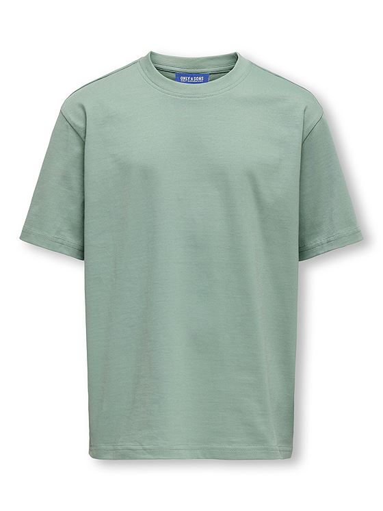 Only & Sons Jr Fred Life Relaxed Short Sleeve Tee Junior Chinois Green