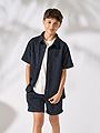 Only & Sons Jr Newkodyl Short Sleeve Shirt Sweat Dark Navy