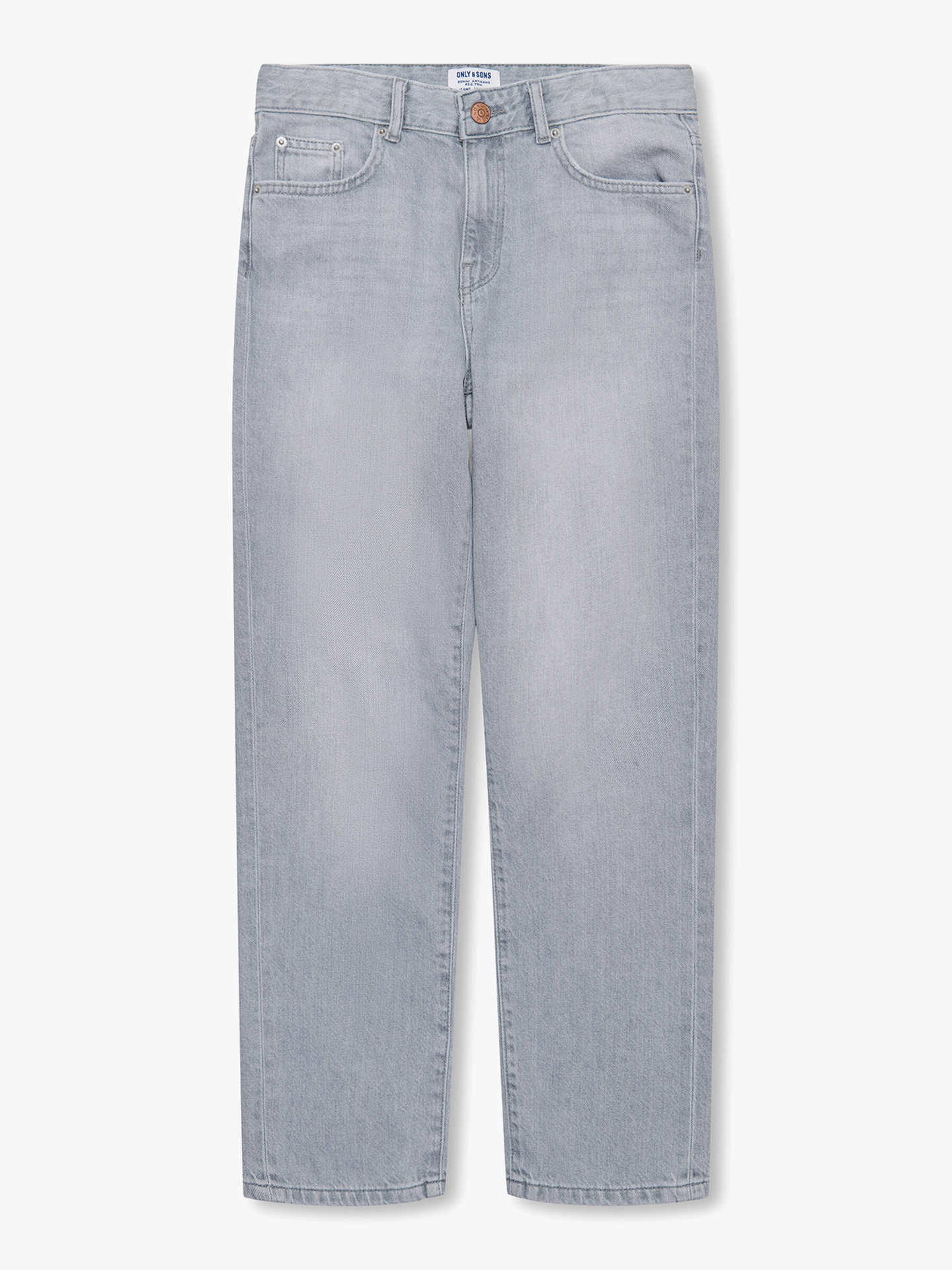 Only & Sons Jr Edge Straight Tai Denim Light Grey Denim
