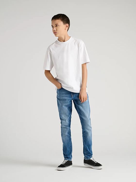 Only & Sons Jr Yoke Tapered Jax Denim Medium Blue Denim