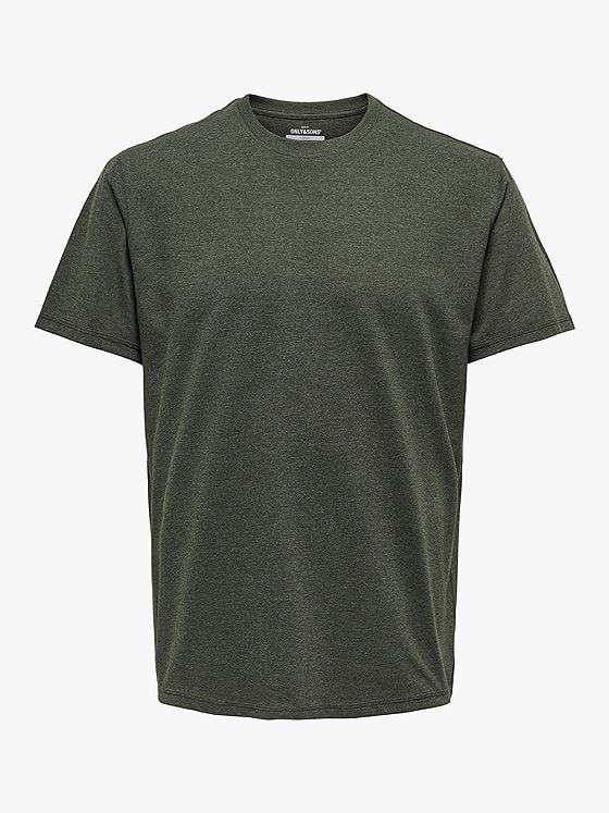 Only & Sons Max Life Short Sleeve Stitch Tee Grønn