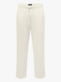 Only & Sons Sinus Loose Visc Lin Pnt White