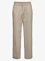 Only & Sons Sinus Loose Cotton Linen Pant Coriander Two Tone White