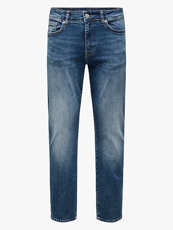 Only & Sons Weft Regular Denim dark medium blue denim
