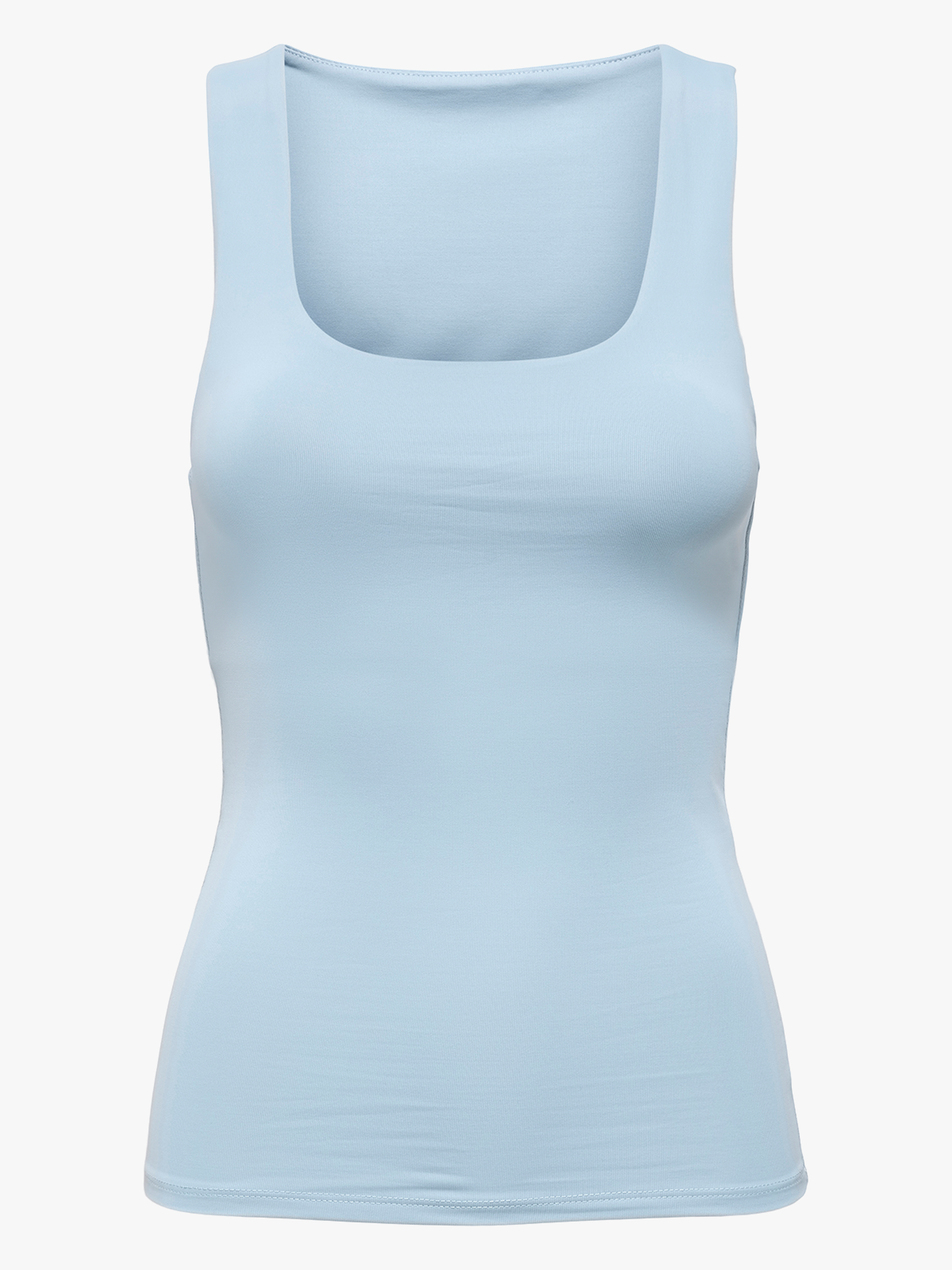 Only Ea Sleeveless 2-Ways Fit Top Soft Chambray