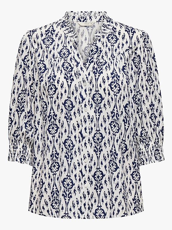 Only Raya 3/4 Shirt Night Sky / Ocean Graphic