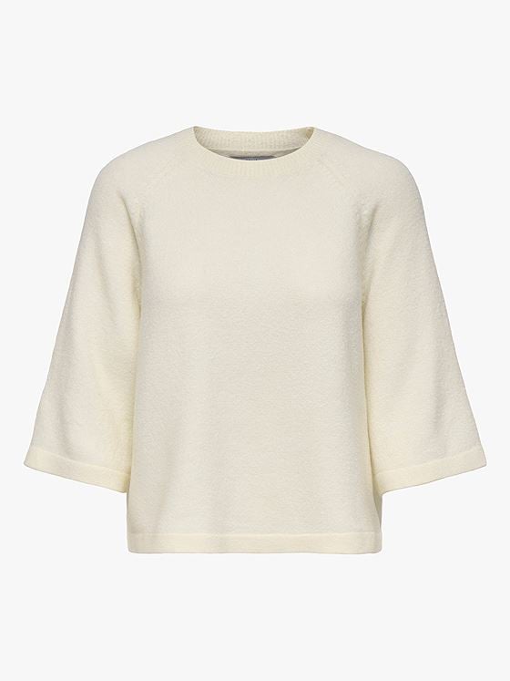 Only Simoni 3/4 Pullover Knit Birch Melange
