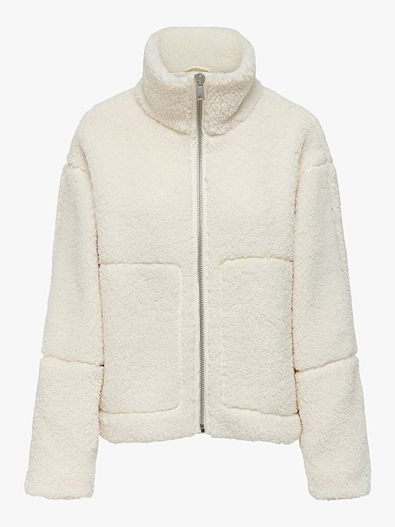 Only Aspen Life Teddy Jacket Cloud Dancer