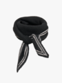 Only Camilla Knit Small Scarf Black / Birch Edge