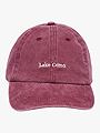 Only Eva Washed Embroidered Cap Zinfandel Washed