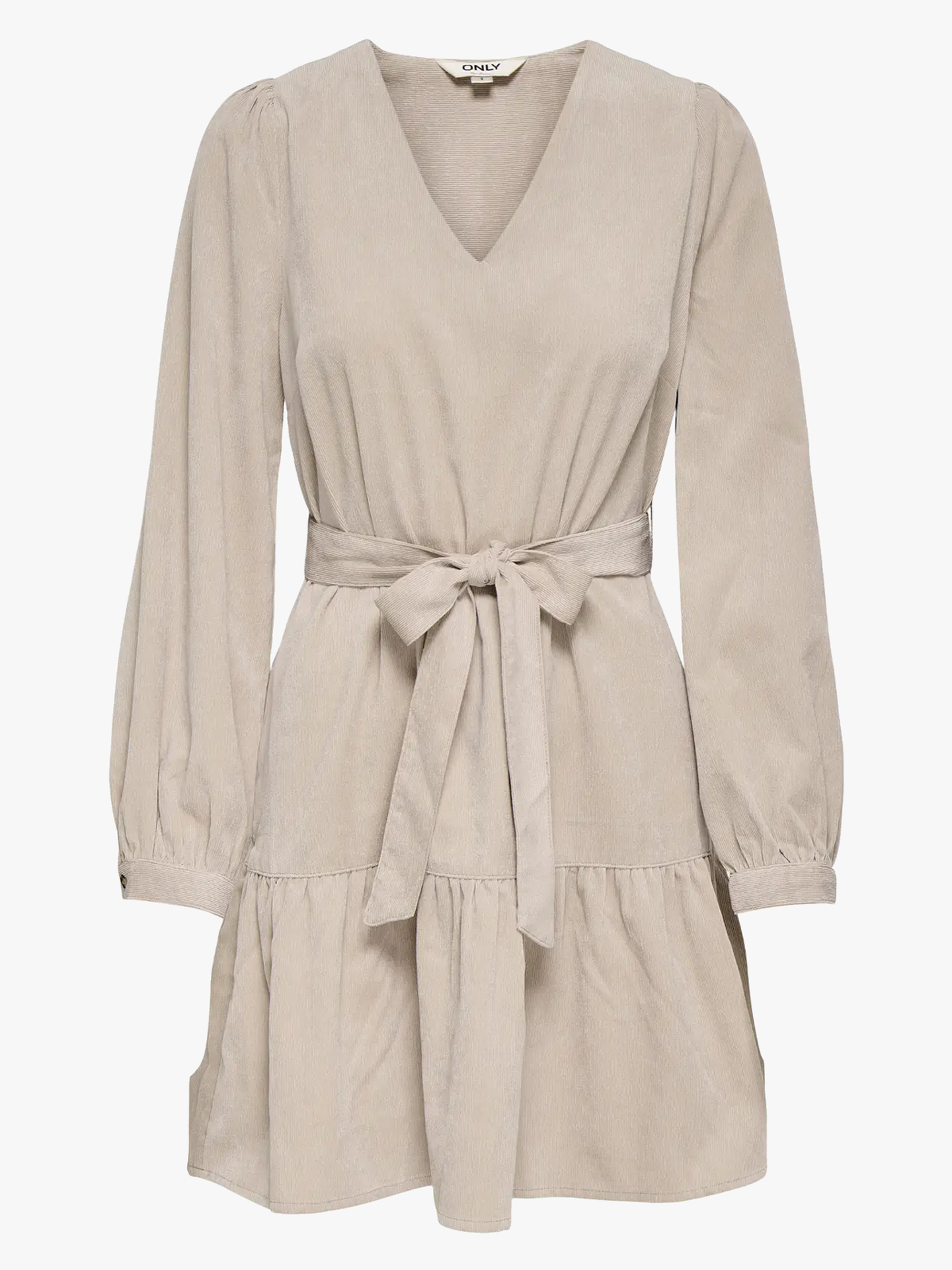 Only Marike Life Long Sleeve Cord Belt Dress String