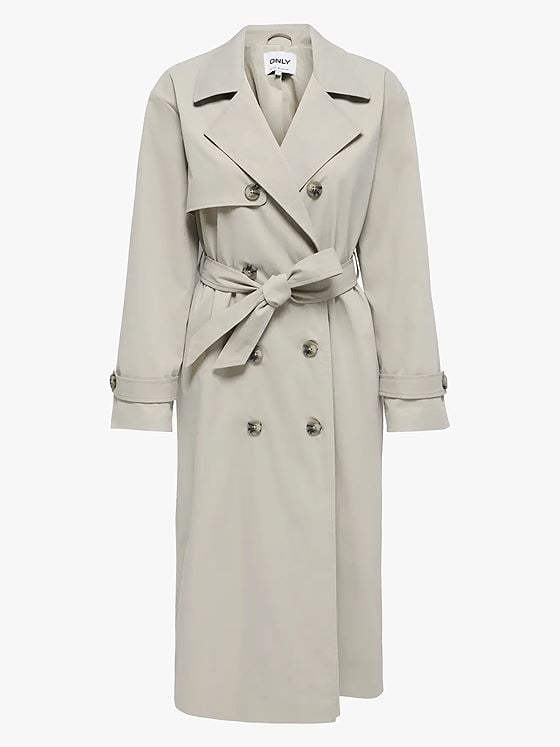 Only Disa Life Long Trenchcoat Island Fossil