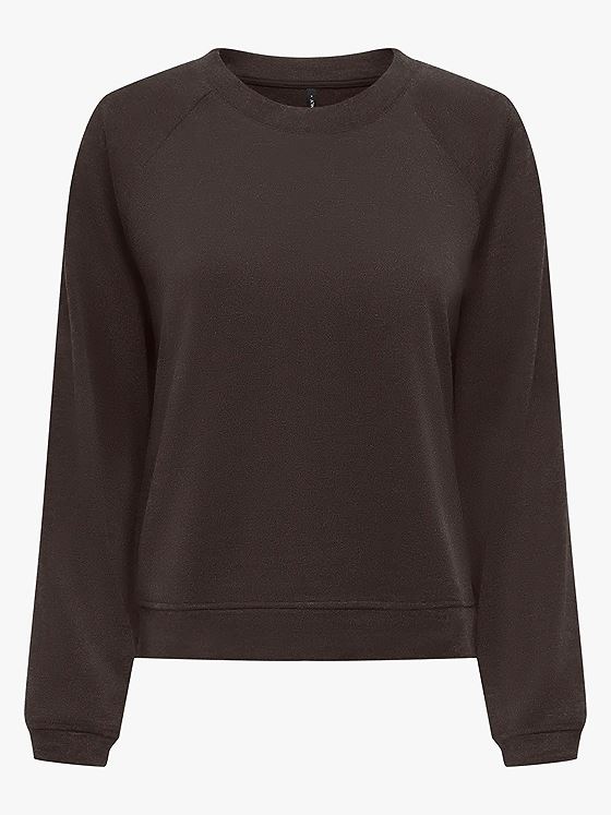 Only Kaya Life Long Sleeve Top JRS Chocolate Torte