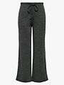 Only Kaya Life Wide Pants JRS Dark Grey Melange