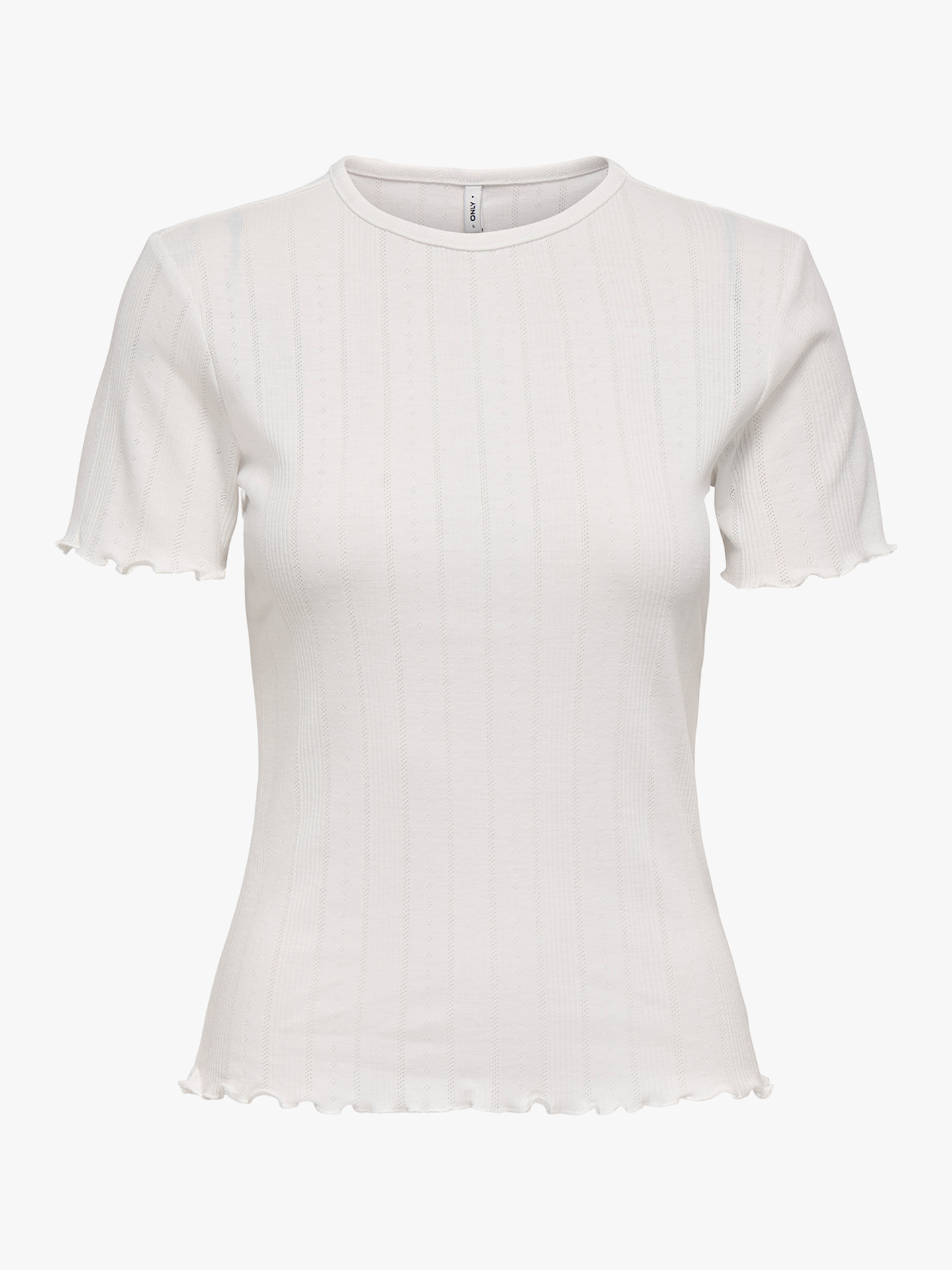 Only Tenna Life O-Neck Short Sleeve Top CLOUD DANCER