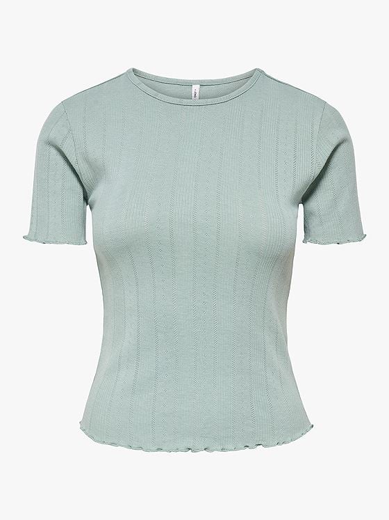 Only Tenna Life O-Neck Short Sleeve Top Jadeite