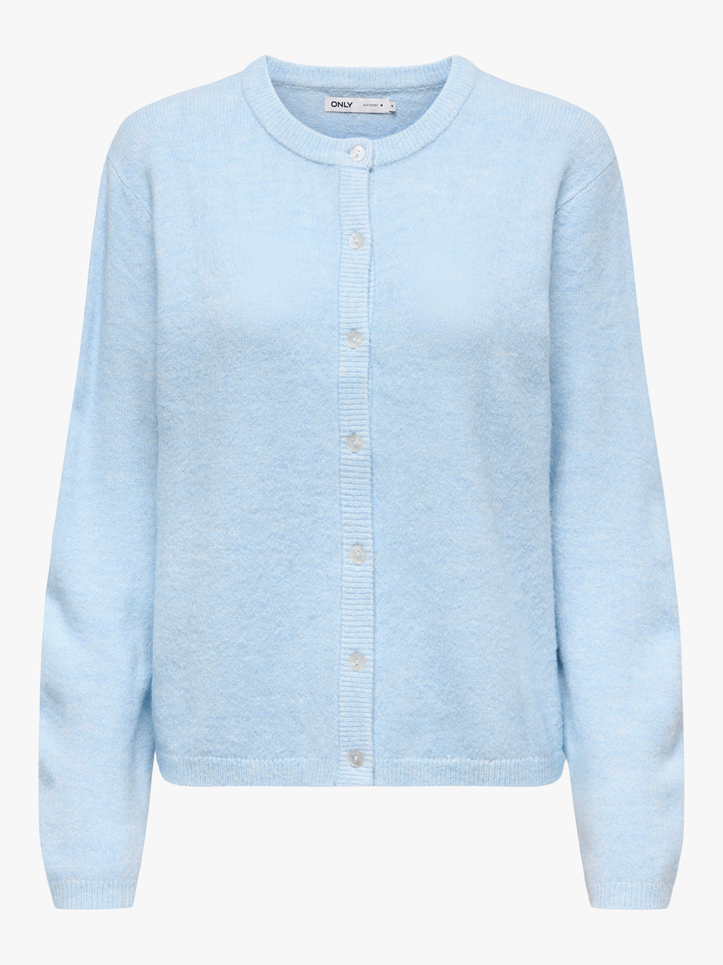 Only Simoni Long Sleeve O-Neck Cardigan Cashmere Blue