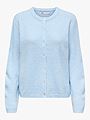Only Simoni Long Sleeve O-Neck Cardigan Cashmere Blue
