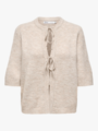Only Simoni 2/4 Bow Cardigan Pumice Stone