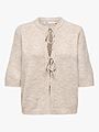 Only Simoni 2/4 Bow Cardigan Pumice Stone