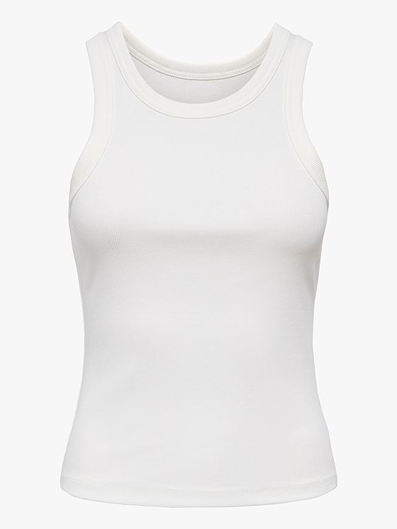 Only Val Life Tank Top Cloud Dancer