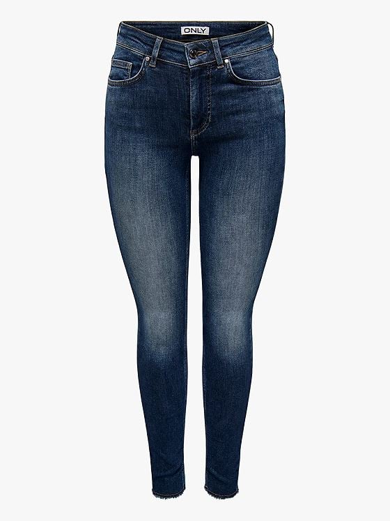 Only Blush Mid RW Denim Dark Medium Blue Denim