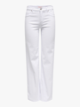 Only Blush Mid Straight Denim White