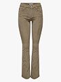 Only Mary-Global Mid Cord Flared Pant Fossil