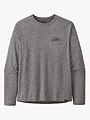 Patagonia Long Sleeve Cap Cool Daily Graphic Shirt '73 Skyline: Feather Grey
