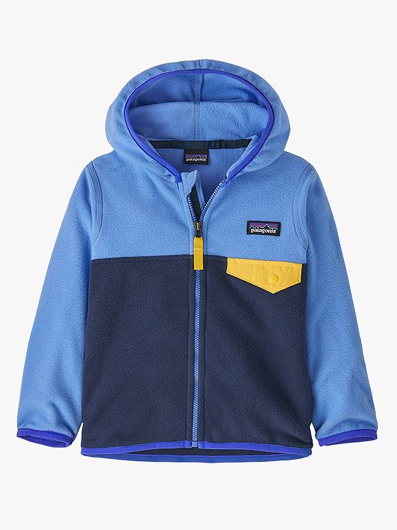 Patagonia Baby Micro D Snap-T Fleece Jacket New Navy w/Abundant Blue