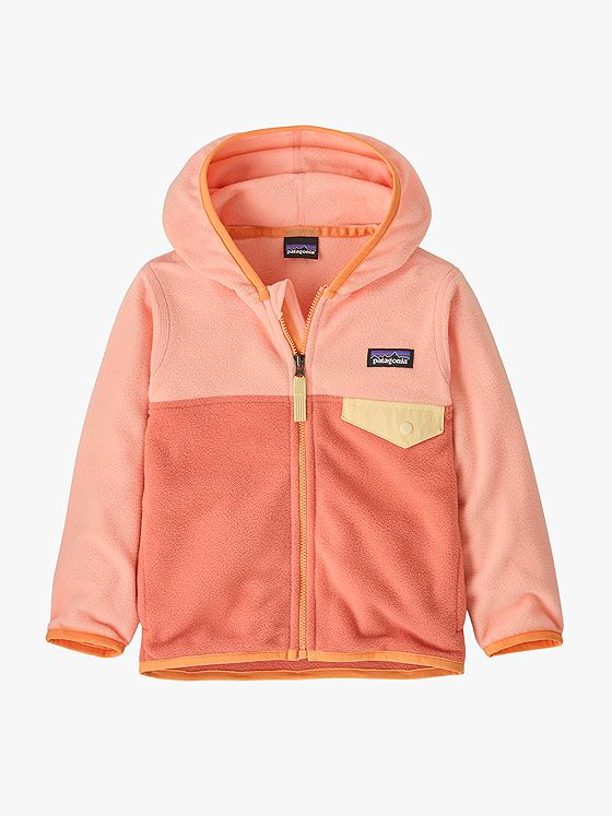 Patagonia Baby Micro D Snap-T Fleece Jacket Peak Pink