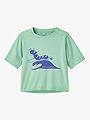 Patagonia Baby Cap Silkweight T-Shirt Caterpillar Chiller: Rinsed Green
