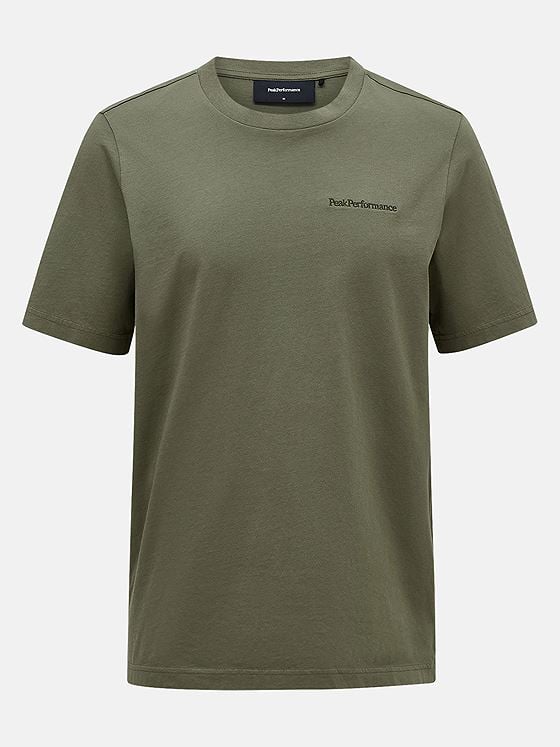 Peak Performance M Original Small Logo Tee PINE NEEDLE