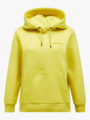 Peak Performance Original Small Logo Hood Canary Lime