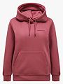 Peak Performance Original Small Logo Hood Wild Rouge