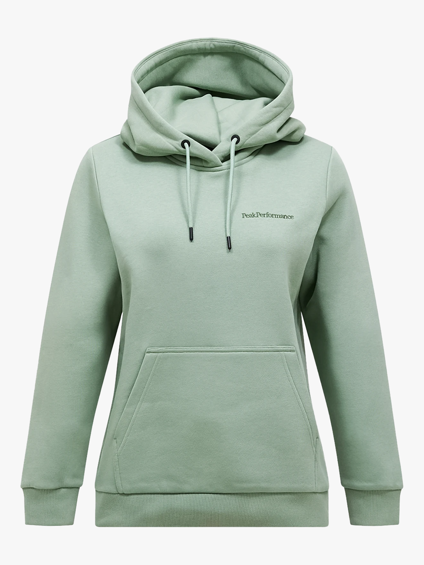 Peak Performance Original Small Logo Hood Green Valley