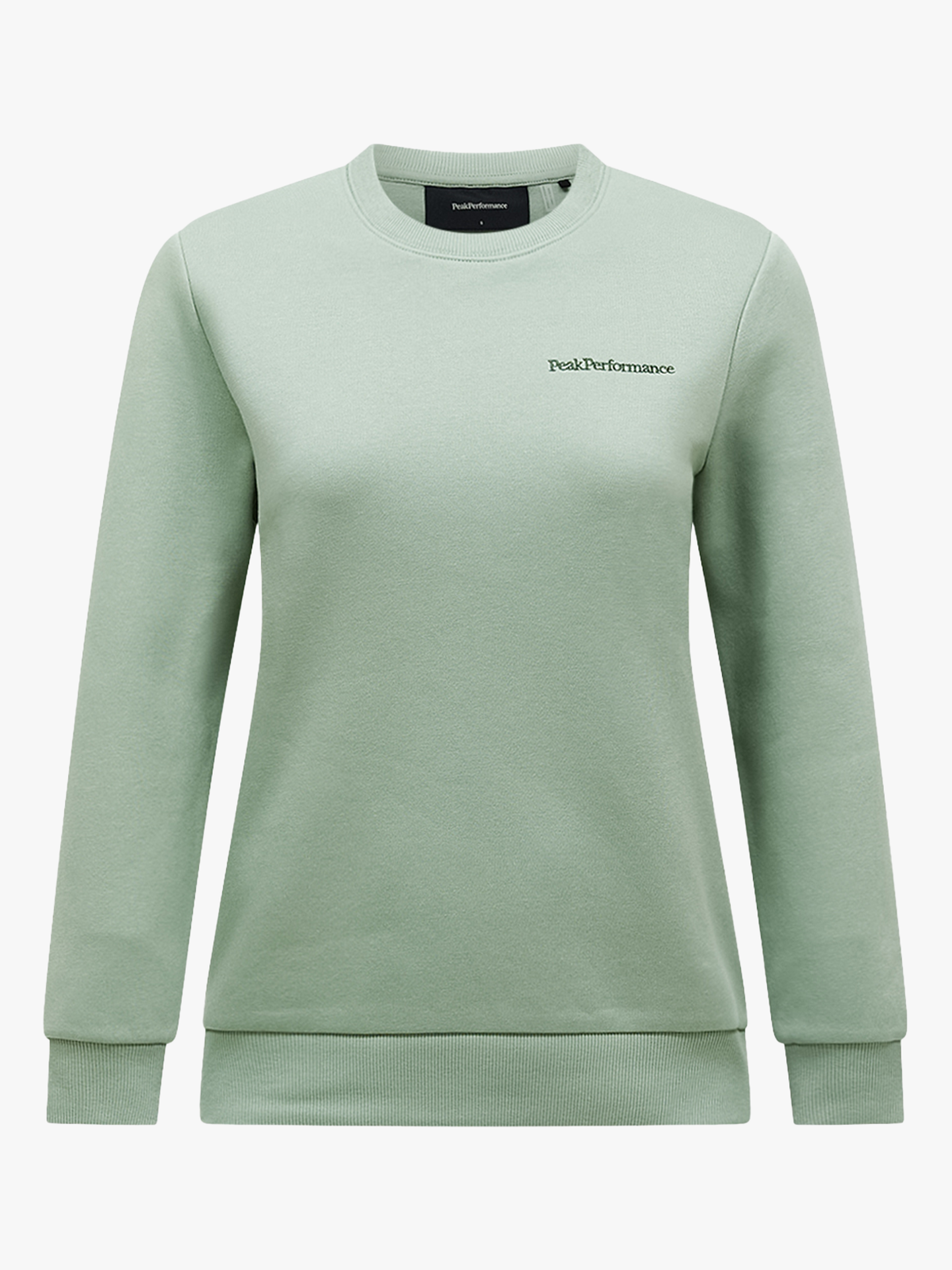 Peak Performance Original Small Logo Crew Green Valley