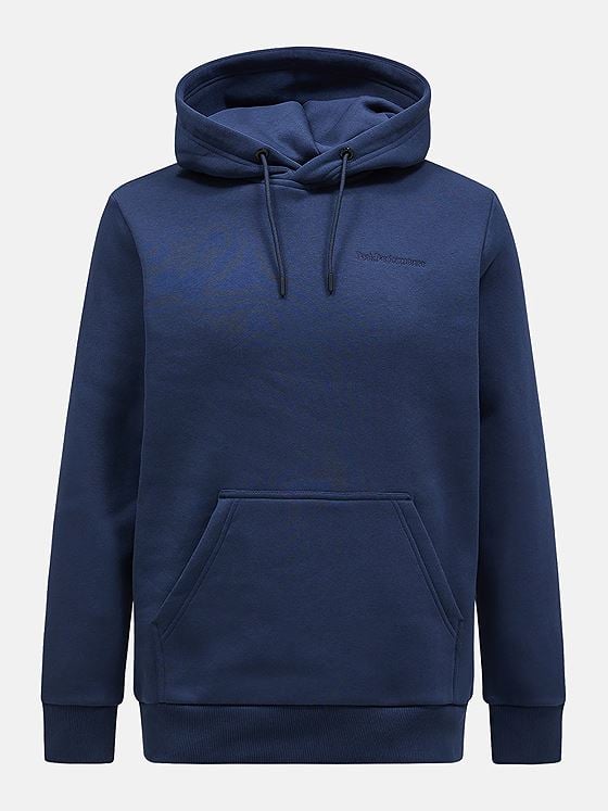 Peak Performance M Original Small Logo Hood BLUE SHADOW
